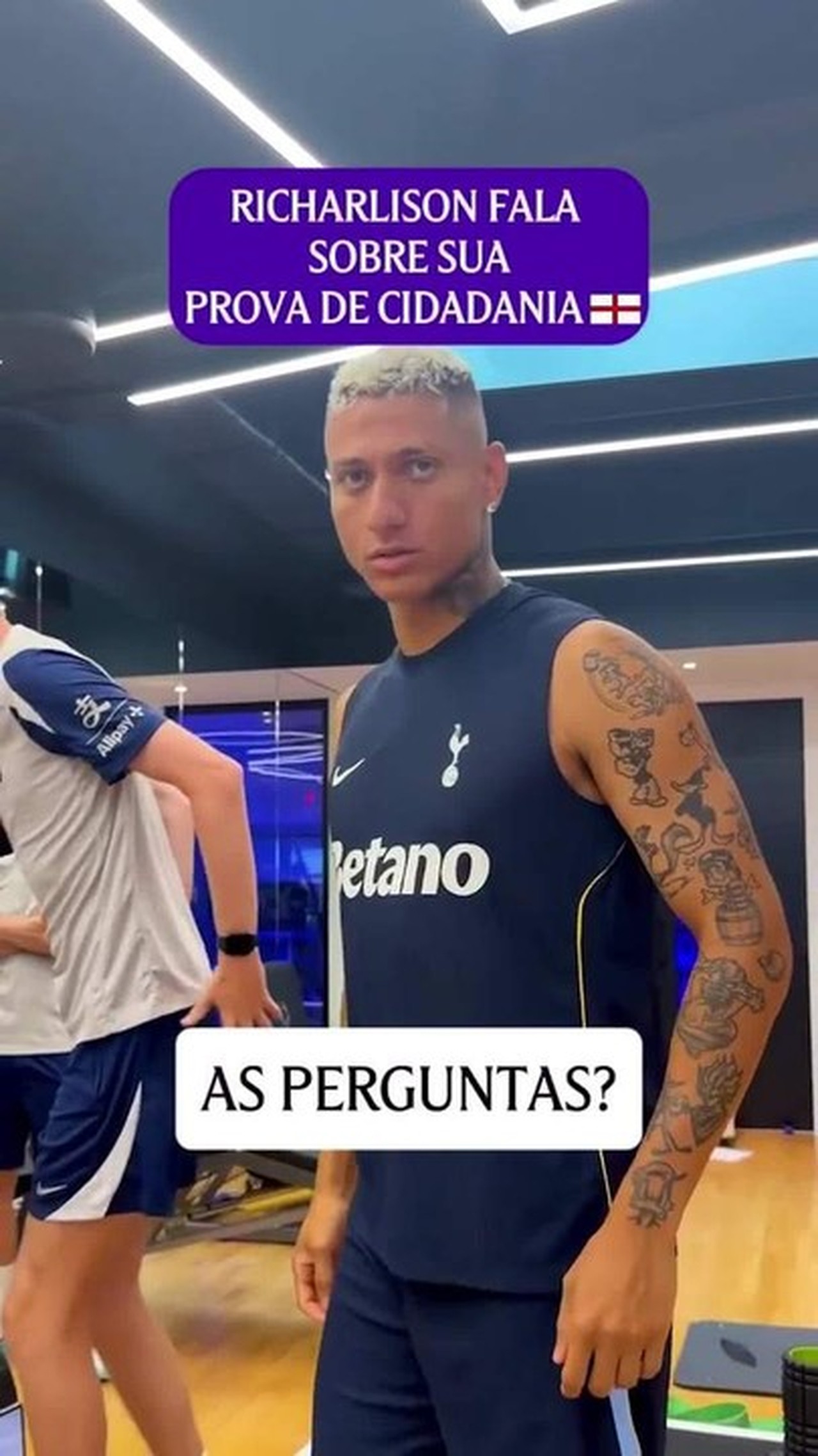 Richarlison revela aprovação no teste de cidadania britânica: "Estudei por três meses"