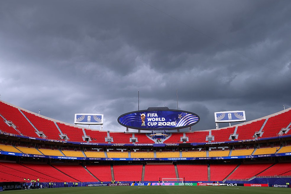 Kansas City estádio Copa do Mundo 2026 — Foto: Maja Hitij - FIFA/FIFA via Getty Images
