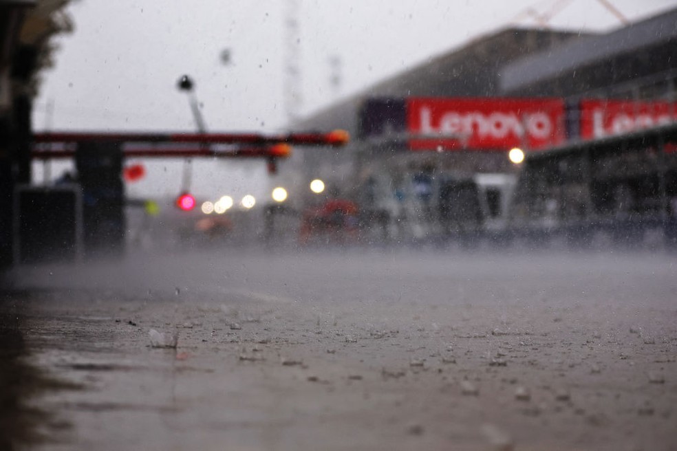 Chuva atrasa treino classificatório do GP de São Paulo 2024 — Foto: Getty Images