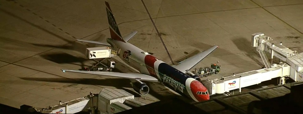 Avi&atilde;o do New England Patriots &mdash; Foto: Reprodu&ccedil;&atilde;o