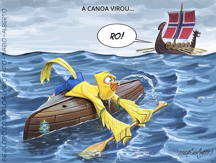 Não soube remar