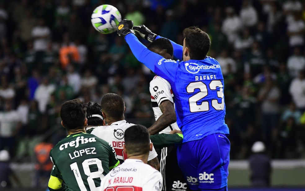 Rafael  Palmeiras x São Paulo — Foto: Marcos Ribolli