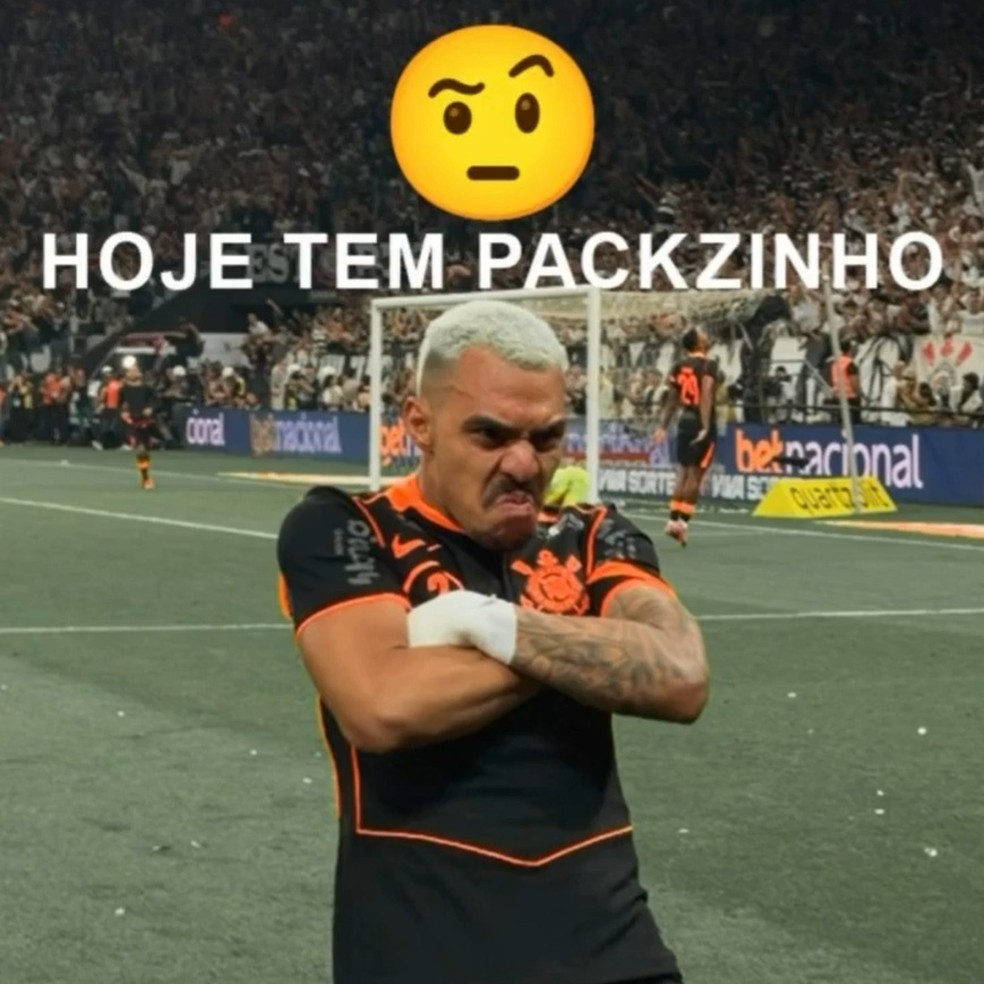 Publicação do Corinthians em provocação ao Cruzeiro — Foto: Reprodução