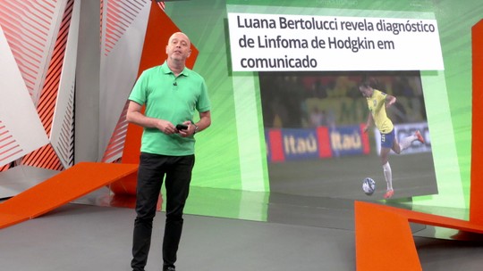 Luana Bertolucci revela diagnóstico de Linfoma de Hodgkin - Programa: Globo Esporte RJ 