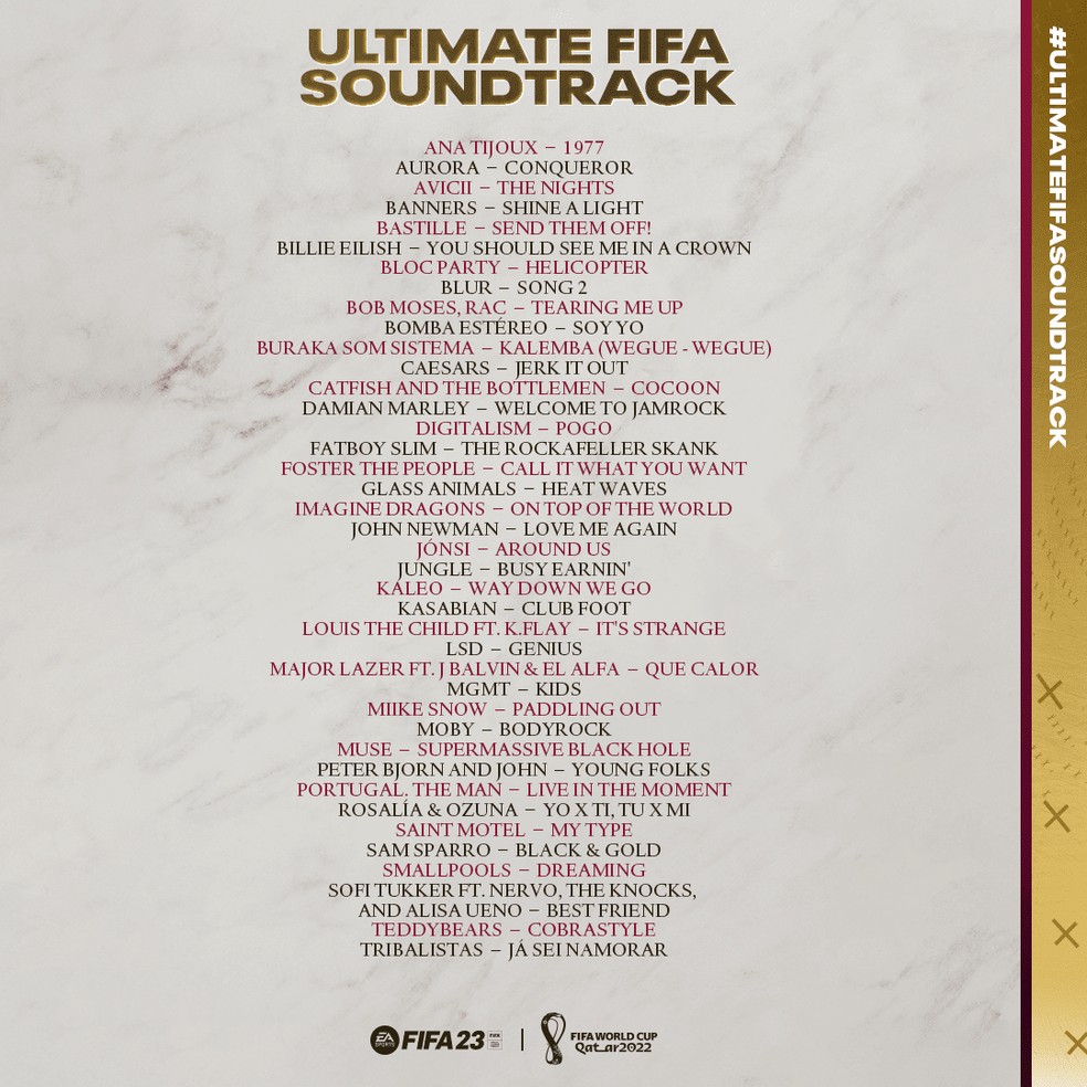 FIFA 23 receberá música brasileira escolhida entre melhores da história, fifa