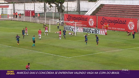 Marcílio Dias x Concórdia: horário, arbitragem e onde assistir o 1° jogo da final da Copa SC - Programa: Globo Esporte 