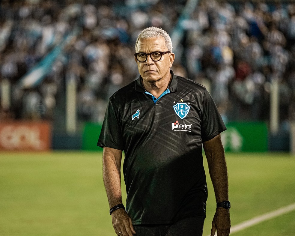 H&eacute;lio dos Anjos, t&eacute;cnico do Paysandu &mdash; Foto: Jorge Lu&iacute;s Totti/Paysandu