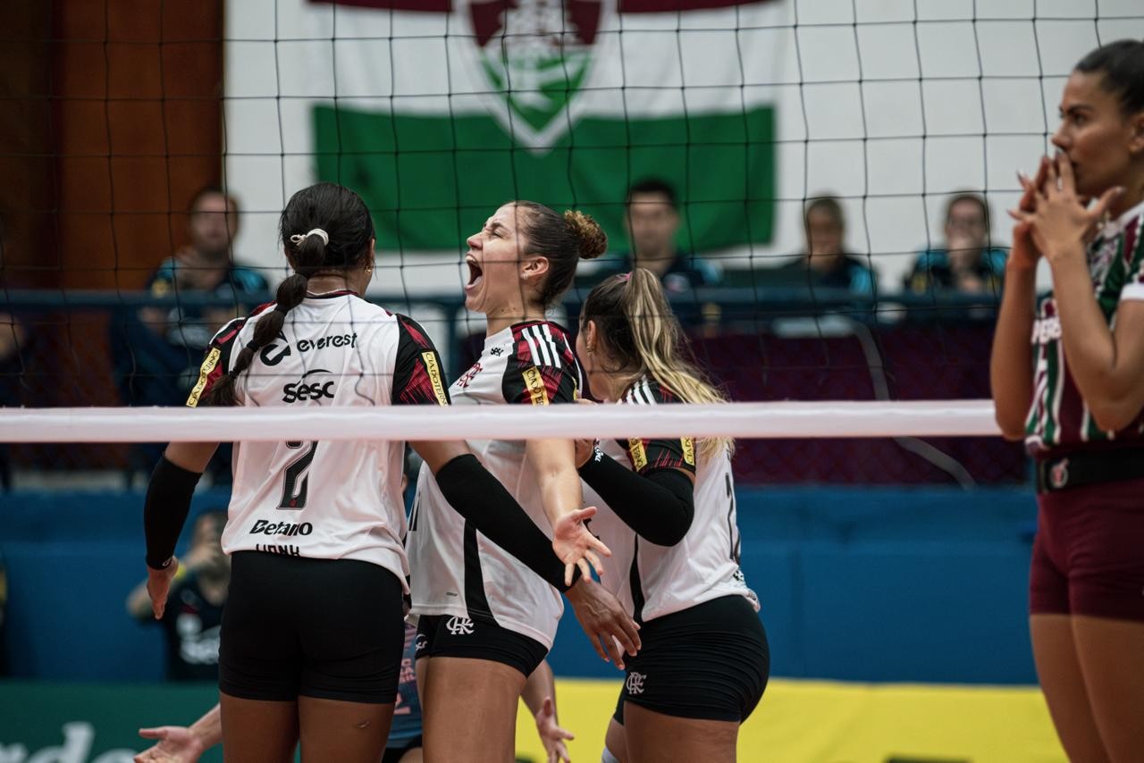 Vôlei Carioca: Sesc-Flamengo e Fluminense decidem o título em dia de gala!