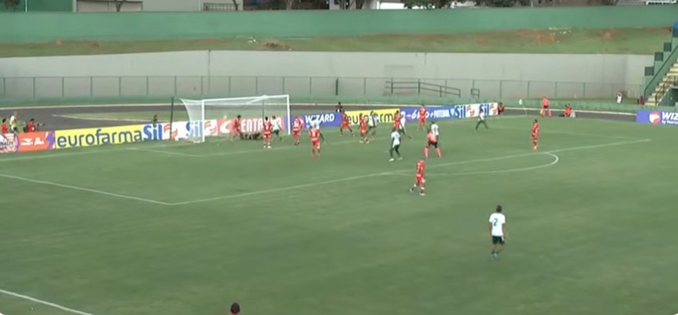 Gol da Portuguesa saiu aos 9 minutos do 2º tempo — Foto: Reprodução/Paulistão Play