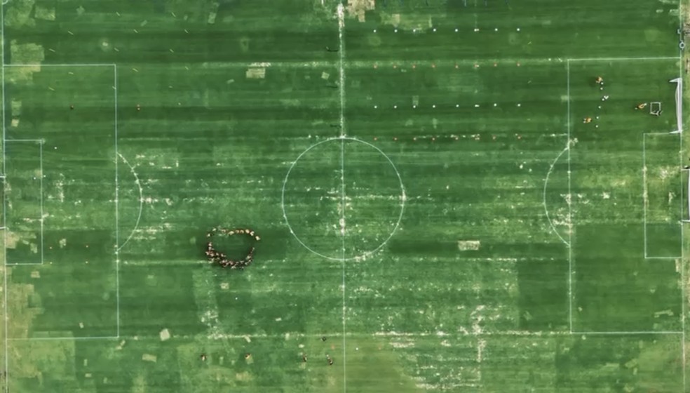 Imagens exclusivas do CT de Cotia — Foto: Reprodução