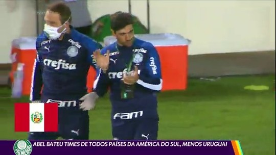 Palmeiras, de Abel Ferreira, venceu todos os times da América do Sul, menos os do Uruguai - Programa: Globo Esporte SP 