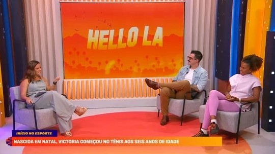 Victoria Barros treina na academia do ex-técnico de Serena Williams na França - Programa: Hello LA 