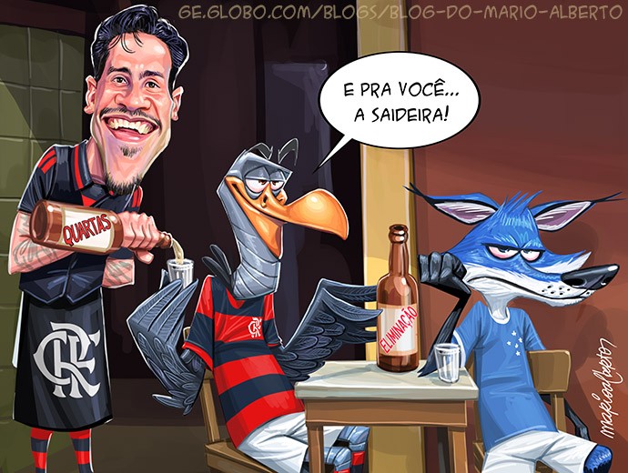 "Seu garçom, faça o favor de me trazer depressa..."