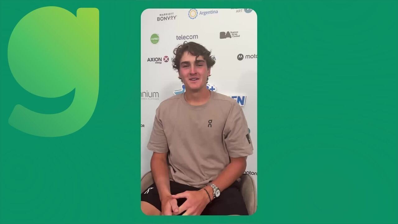 Número 1 do Brasil, Fonseca vai enfrentar melhor tenista da Argentina; conheça Francisco Cerundolo