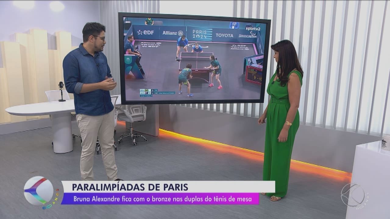 Paralimpíadas 2024: Bruna Alexandre é bronze nas duplas do têniscrash game apostasmesa