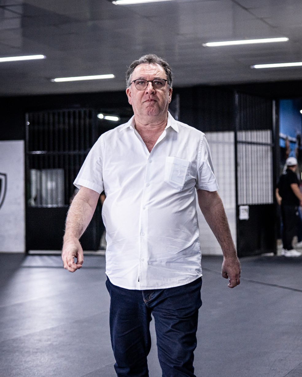 Marcelo Teixeira no Rio de Janeiro para Santos x Botafogo — Foto: Raul Baretta/Santos