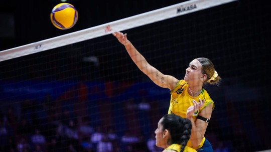 Brasil joga mal e é dominado pelos EUA na Liga das Nações feminina de vôlei