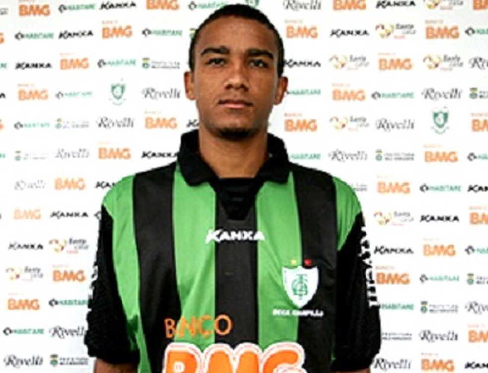 O jovem Danilo pelo América-MG em 2010 — Foto: Divulgação