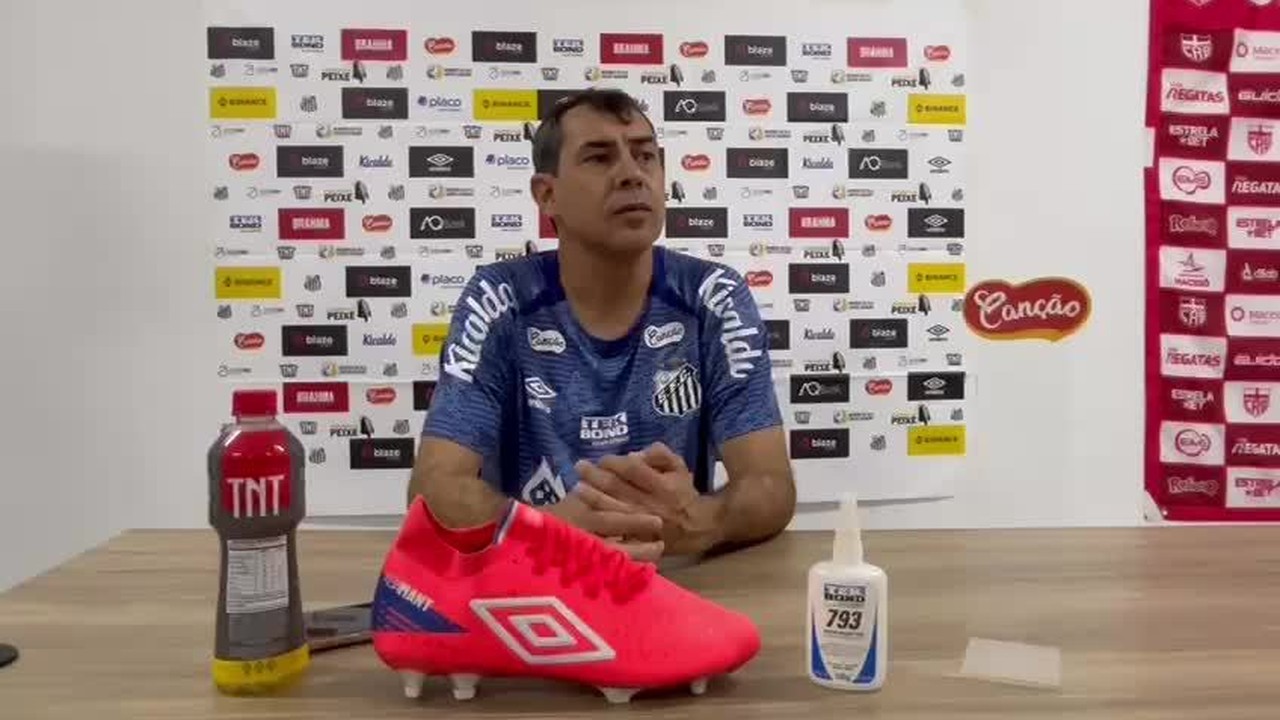 Veja a entrevista coletivasuper sic boFábio Carille após CRB 1 x 1 Santos