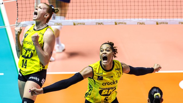 Praia Clube, campeão, Superliga Feminina, final