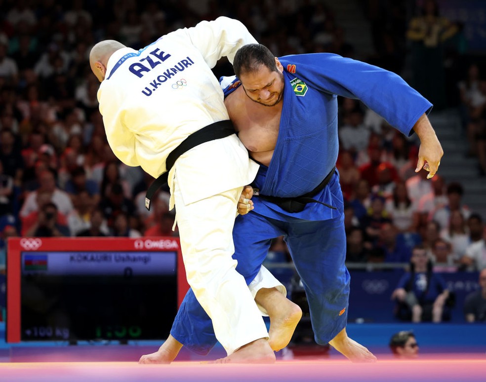 Rafael Silva, o Baby, tem três medalhas olímpicas — Foto: Photo by Luke Hales/Getty Images