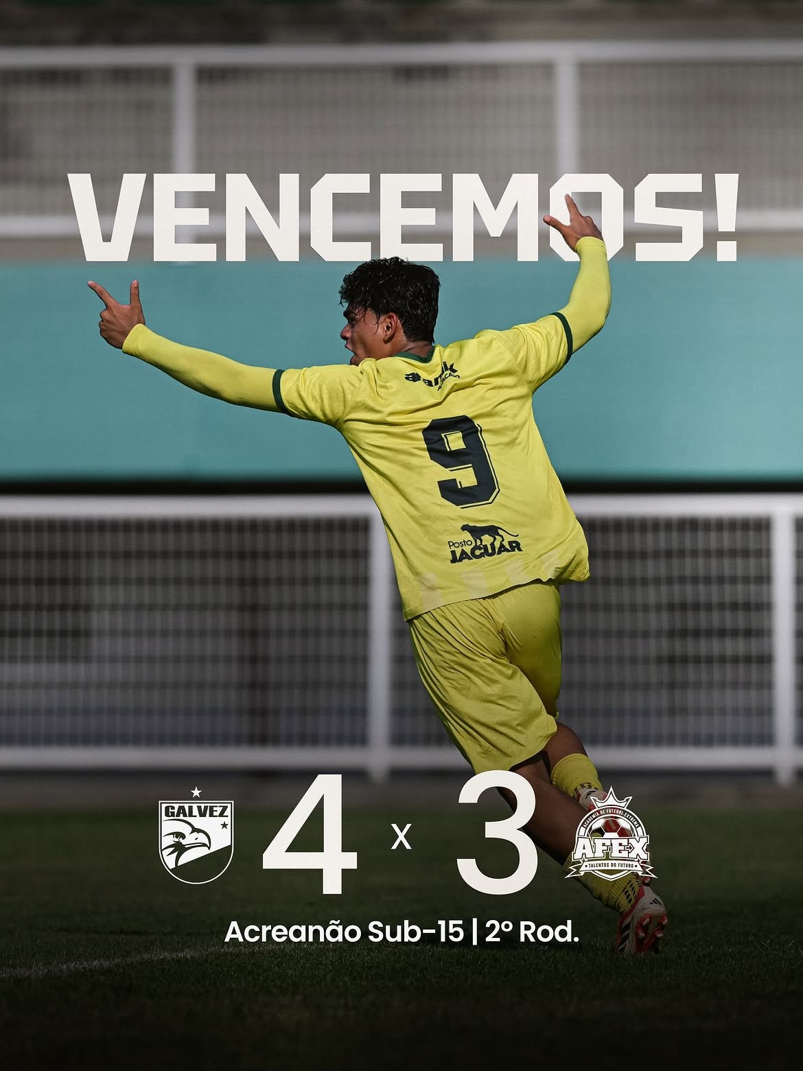 Goleadas e vitória apertada do Galvez marcam término da 2ª rodada do Acreano Sub-15 Série A