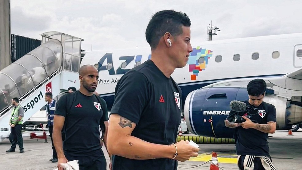 James Rodríguez, Lucas Moura e cia. têm dois jogos fora de casa nesta semana — Foto: Reprodução/Twitter