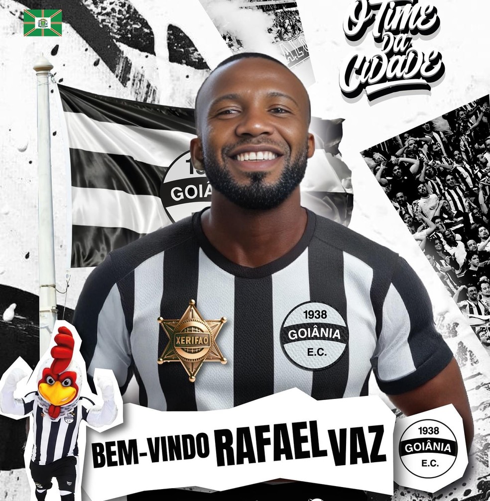Goiânia contrata o zagueiro Rafael Vaz — Foto: Divulgação / Goiânia E.C.