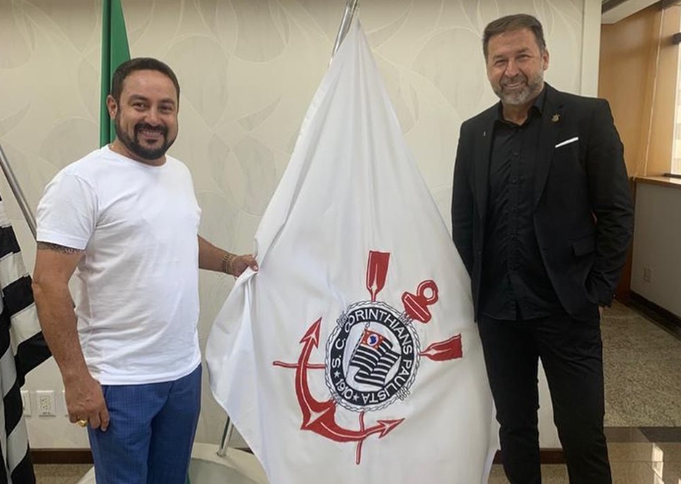 Claudinei Alves e Augusto Melo — Foto: Reprodução/Instagram