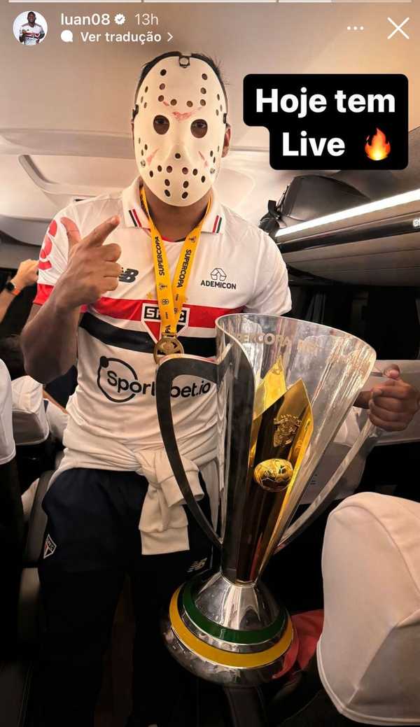 Dúvida sobre permanência de Luan no São Paulo marca festa do título.