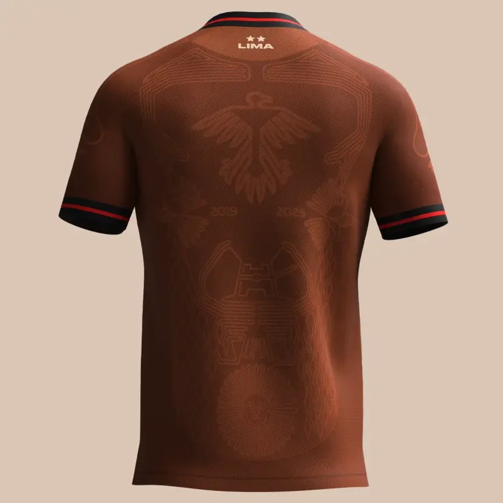 Camisa Urubu de Lima, vencedora de concurso do Flamengo — Foto: Divulgação