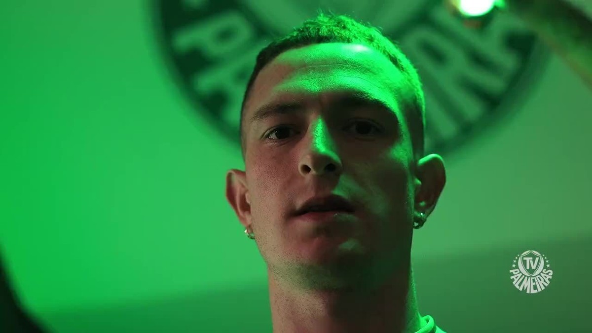 Aníbal Moreno comemora acerto com o Palmeiras e explica estilo à torcida: 