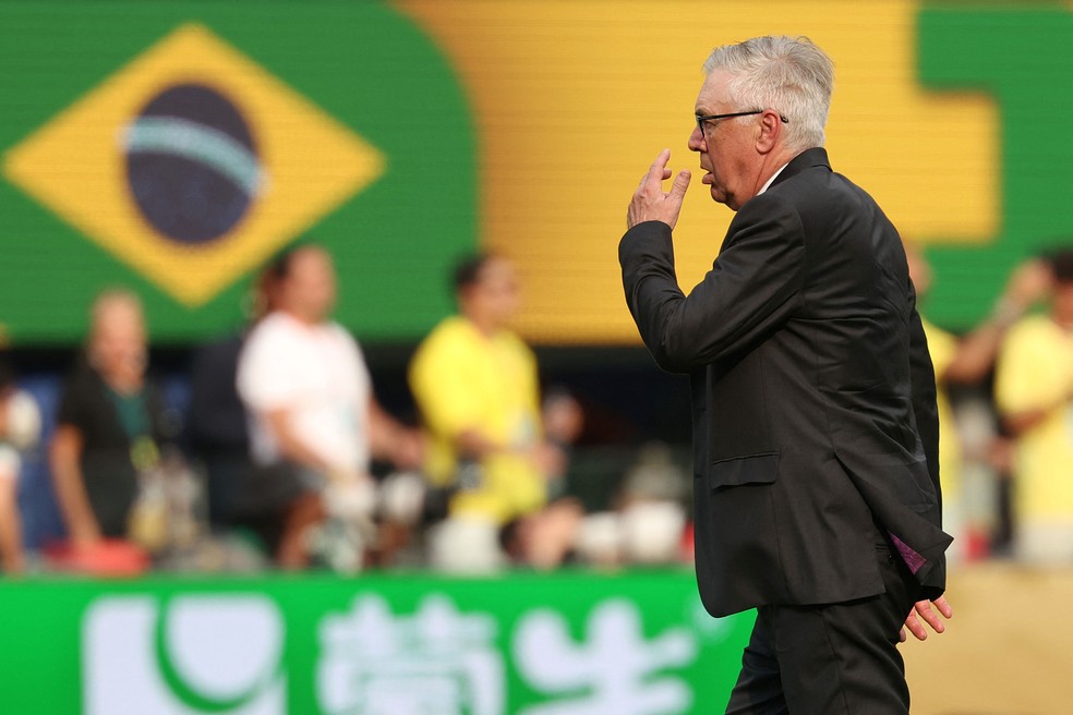 Carlo Ancelotti Brasil x Noruega Sele��o � Foto: Odd Andersen/AFP