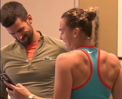 Sabalenka se inspira em Djokovic para melhorar seu jogo: "A técnica dele me ajudou"