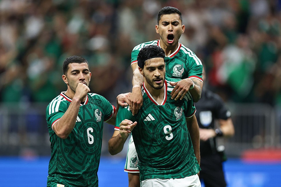 Seleção mexicana — Foto: Omar Vega/Getty Images