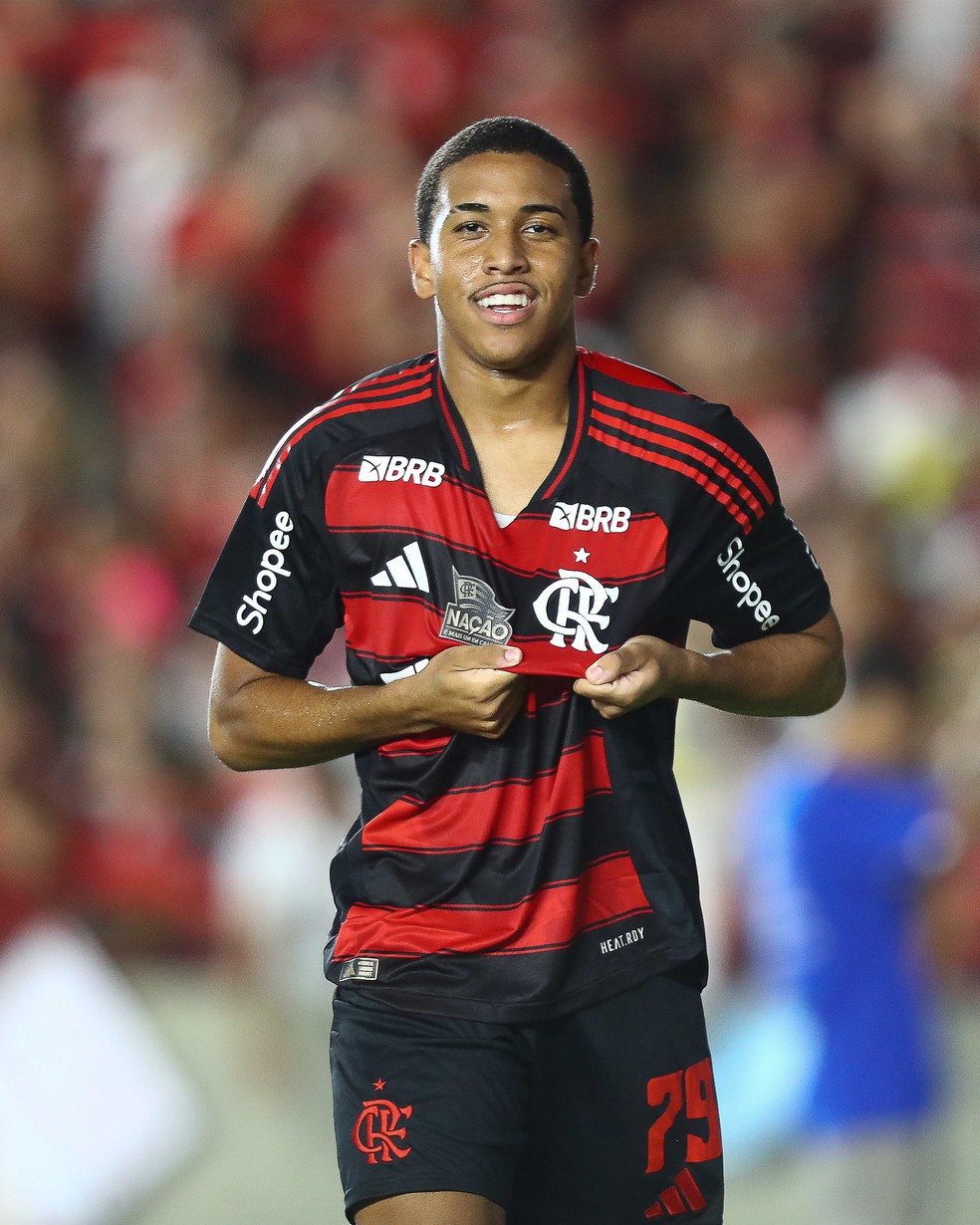 Joshua em Botafogo-PB x Flamengo — Foto: Gilvan de Souza/Flamengo