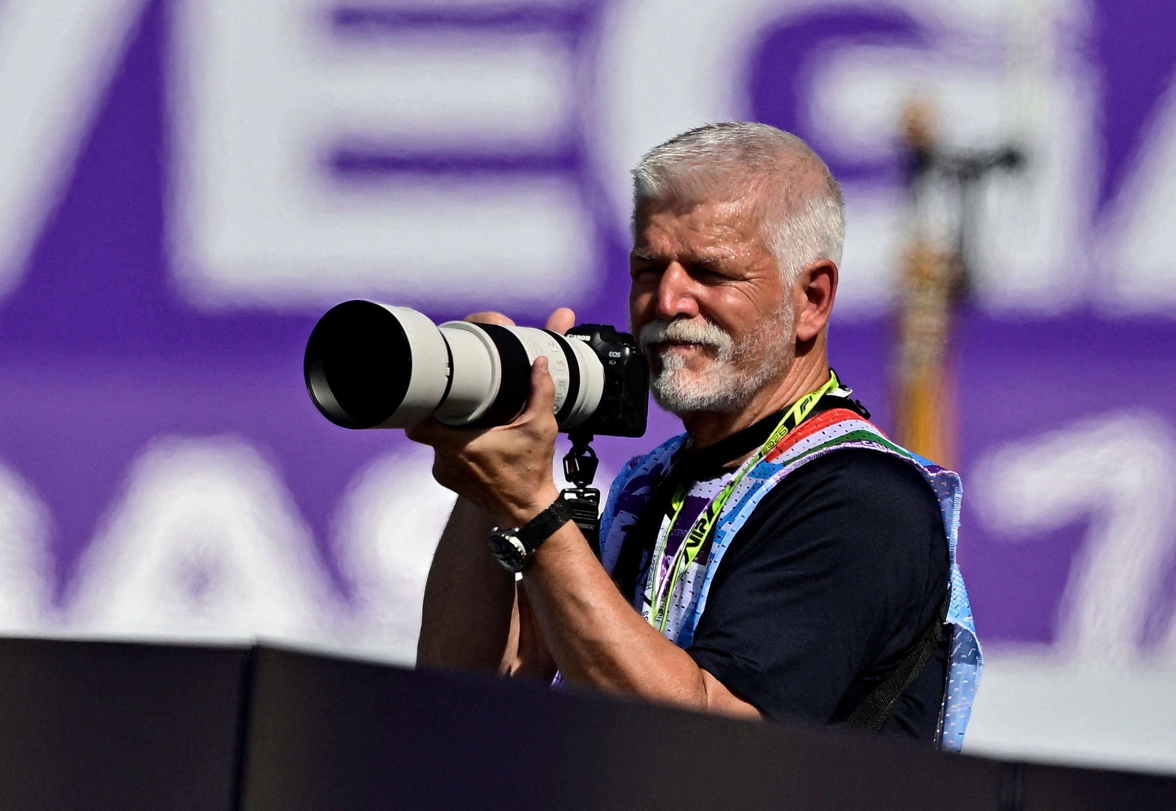 Presidente da República Tcheca vai como fotógrafo ao GP