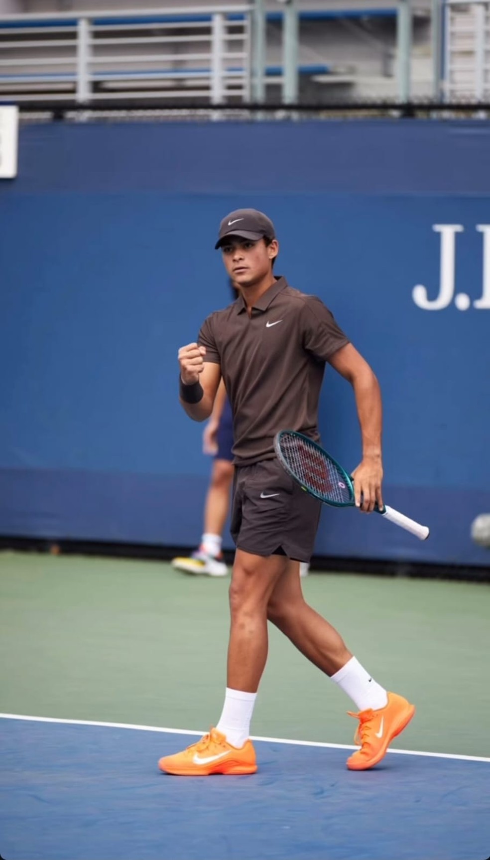 Guto Miguel garante vaga nas semifinais do US Open juvenil — Foto: Reprodução/Instagram