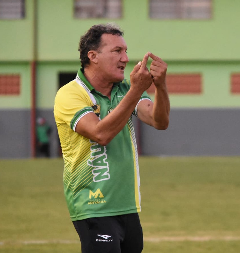 Zacarias Lopes, técnico do Náuas — Foto: Manoel Façanha/Arquivo Pessoal