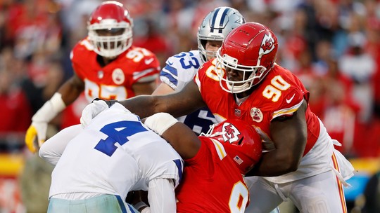 NFL: defesa dos Chiefs aparece e comanda vitória sobre os Cowboys
