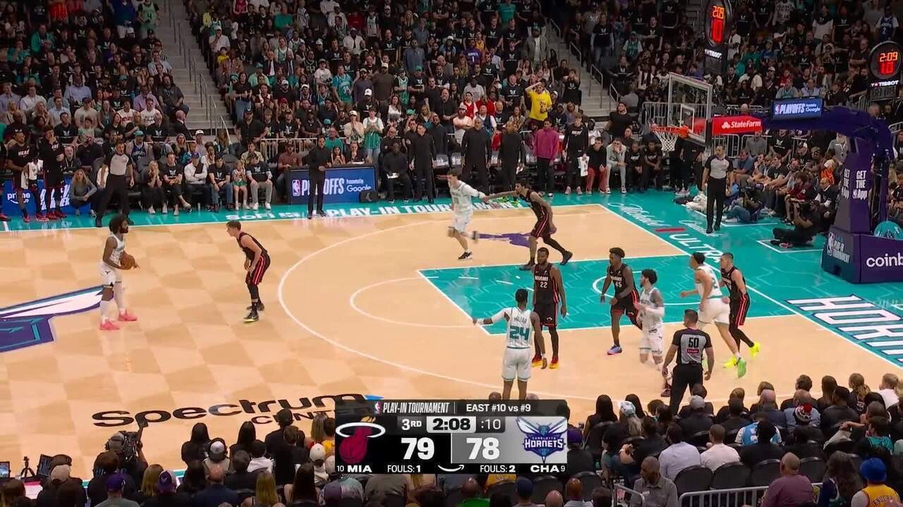 Adebayo cai em lance com La Melo, e Heat é eliminado pelos Hornets