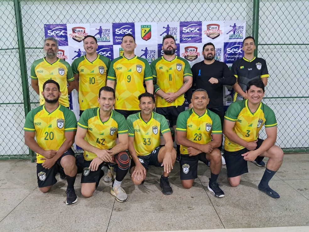 AHMAC 35+ de Handebol — Foto: Arquivo pessoal/Aritana Sousa