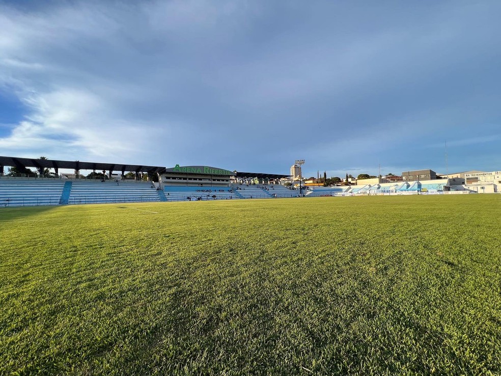 Estádio Genervino da Fonseca recebe Crac x Atlético-GO nesta quarta — Foto: Comunicação/VNFC
