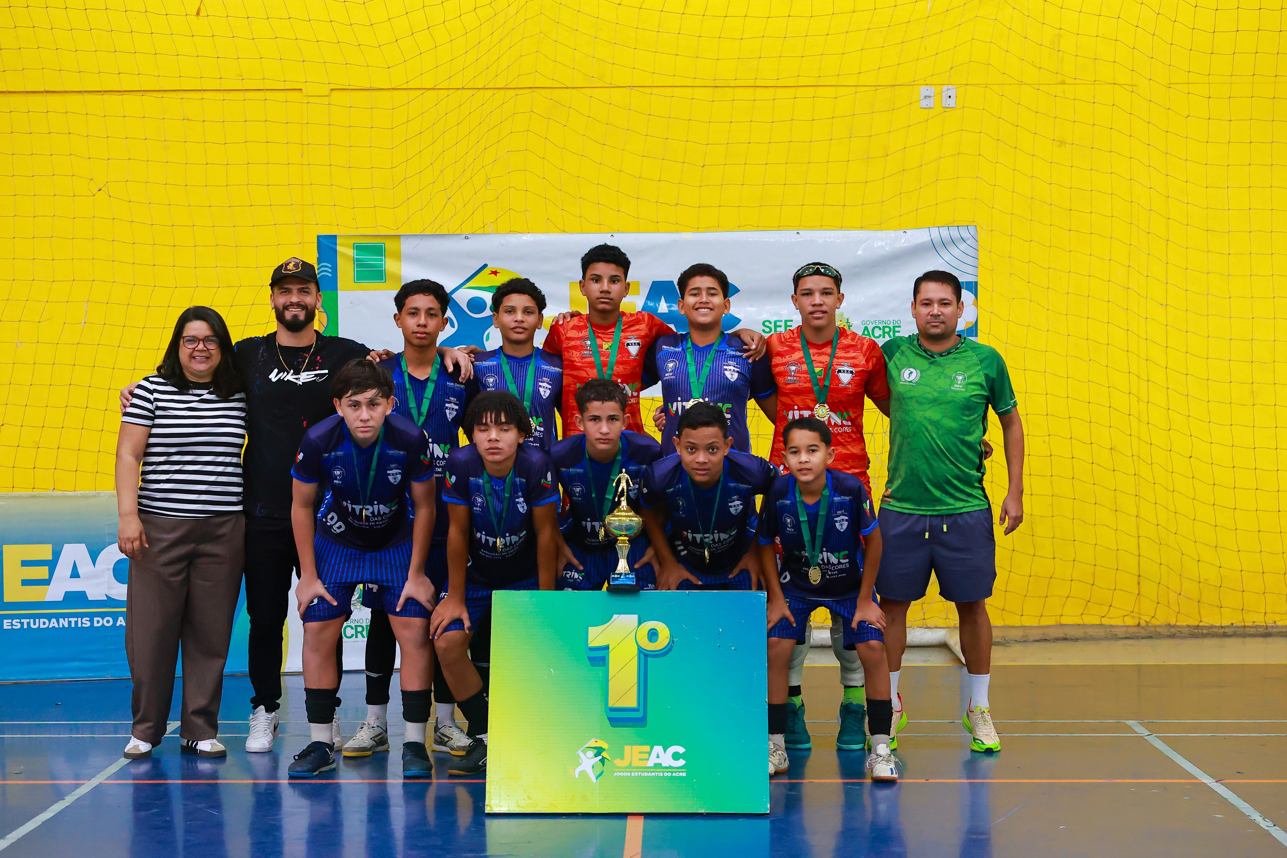Marilda Gouveia é campeã do futsal sub-14 na fase estadual dos Jogos Estudantis do Acre
