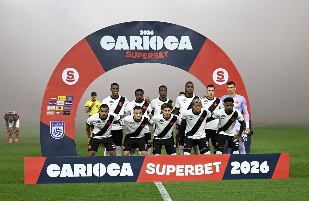 Vasco posado - Flamengo x Vasco - Carioca 2026 � Foto: Andr� Dur�o