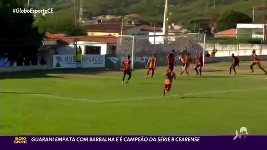 Barbalha volta à Série A do Cearense; Guarani-J também subiu - Programa: Globo Esporte CE 