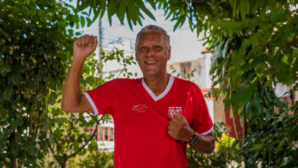 Joãozinho Paulista, ídolo do CRB — Foto: ASCOM CRB