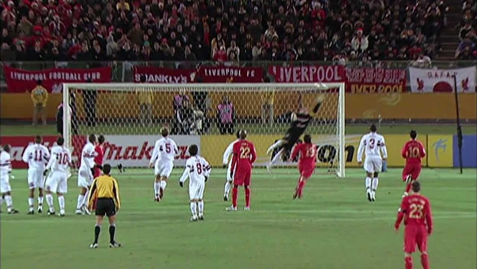 São Paulo x Liverpool 2005 - Rogério Ceni — Foto: Reprodução