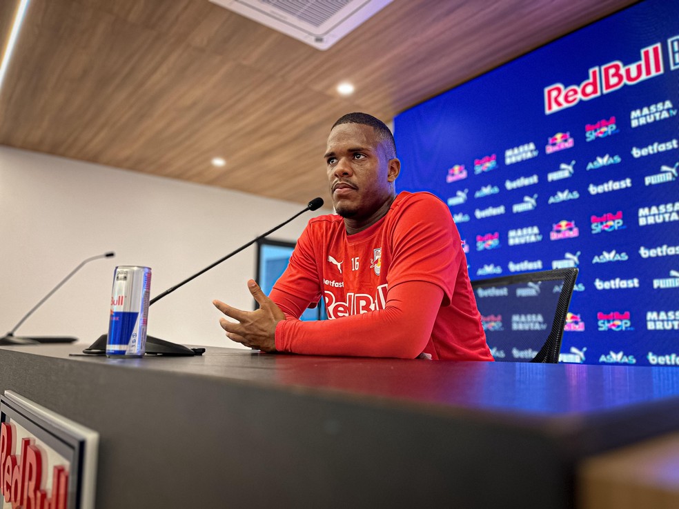Gustavo Marques, zagueiro do Bragantino — Foto: Cárila Covas/Red Bull Bragantino