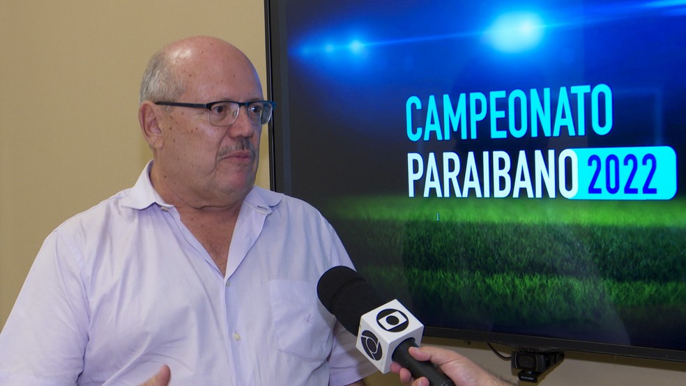 Múcio Fernandes, presidente do São Paulo Crystal — Foto: Reprodução/TV Cabo Branco